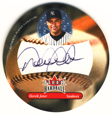 Derek Jeter MLB 2003 Fleer Hardball Signature Auto