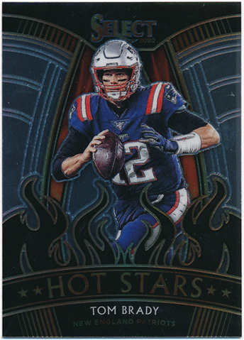 Tom Brady NFL 2020 Panini Select Hot Stars