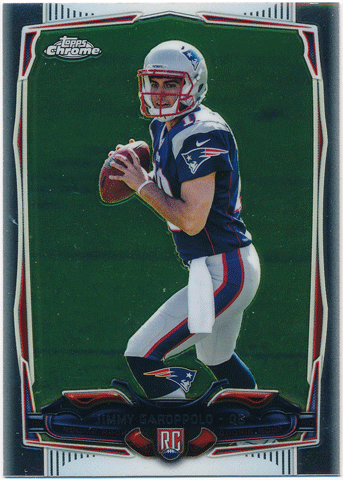 Jimmy Garoppolo NFL 2014 Topps Chrome RC #150 Rookie Card