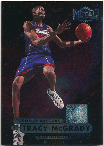Tracy McGrady NBA 1997-98 Metal Universe Championship RC #36 Rookie Card