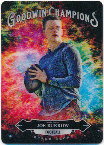 Joe Burrow 2020 Upper Deck Goodwin Champions RC Rookie 3D