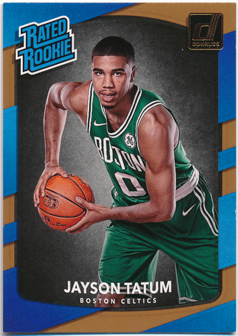 Jayson Tatum NBA 2017-18 Panini Donruss RC #198 Rookie Card