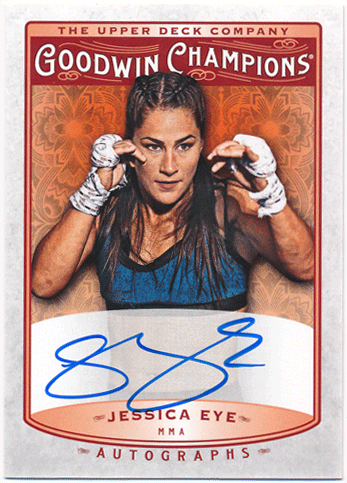 Jessica Eye 2019 Upper Deck Goodwin Champions Signature Auto