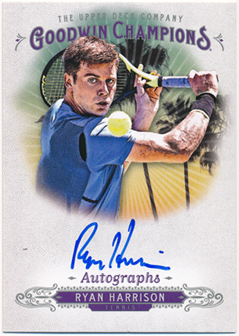Ryan Harrison English 2018 Upper Deck Goodwin Champions Signature Auto