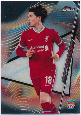 南野拓実 Soccer 2020-21 Topps Finest UEFA Champions League #37 Takumi Minamino