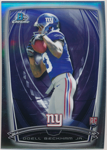 Odell Beckham Jr. NFL 2014 Bowman Chrome RC #190 Rookie Card