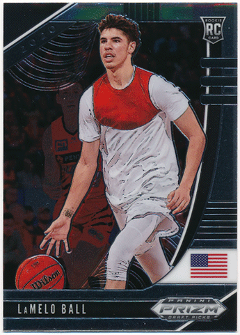 LaMelo Ball NBA 2020 Panini Prizm Draft Picks RC #43 Rookie Card