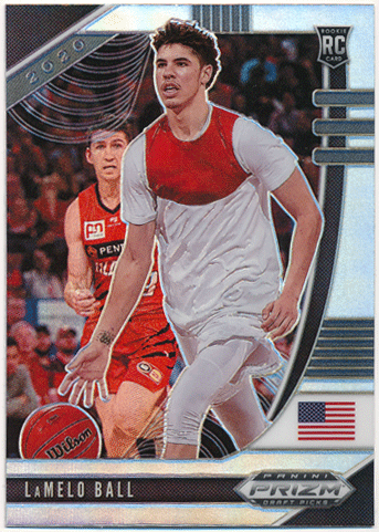 LaMelo Ball NBA 2020 Panini Prizm Draft Picks RC Rookie Silver Prizm