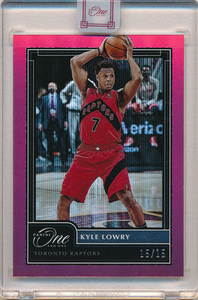 Kyle Lowry NBA 2020-21 Panini One and One Red Parallel 15/15
