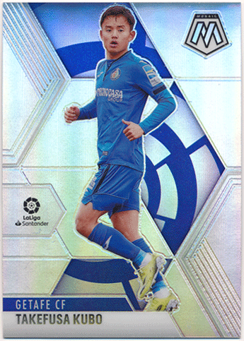 久保建英 Soccer 2020-21 Panini Mosaic La Liga Silver Prizm Takefusa Kubo
