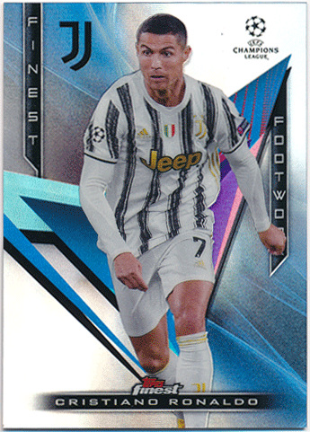 Cristiano Ronaldo Soccer 2020-21 Topps Finest UEFA Champions League Finest Footwork Refractor
