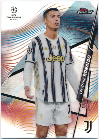 Cristiano Ronaldo Soccer 2020-21 Topps Finest UEFA Champions League Refractor