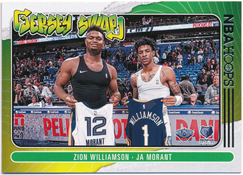 Ja Morant / Zion Williamson NBA 2020-21 Panini Hoops Jersey Swap