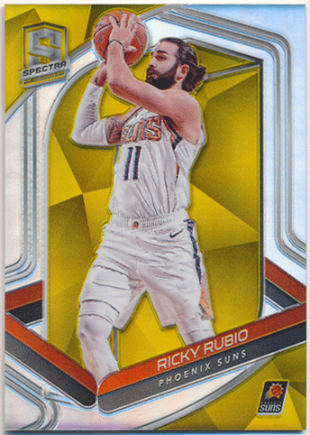Ricky Rubio NBA 2020-21 Panini Spectra Gold Prizm /10