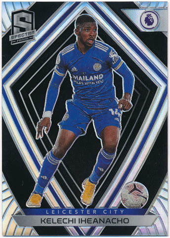 Kelechi Iheanacho Soccer 2020-21 Panini Chronicles Spectra Black Prizm 1/1 1of1