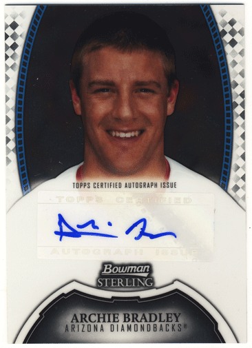 Archie Bradley MLB 2011 Bowman Sterling Prospect Auto