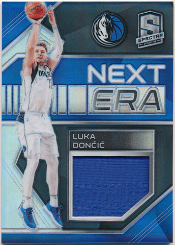 Luka Doncic NBA 2018-19 Panini Spectra RC Rookie Next Era Prizm Jersey 53/99