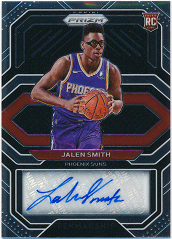 Jalen Smith NBA 2020-21 Panini Prizm RC Rookie Penmanship Signature Auto