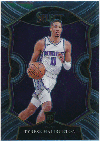 Tyrese Haliburton NBA 2020-21 Panini Select RC #72 Rookie Card