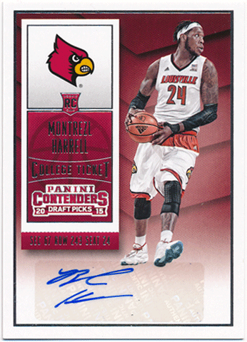 Montrezl Harrell NBA 2015 Panini Contenders Draft Picks RC Rookie College Ticket Signature Auto
