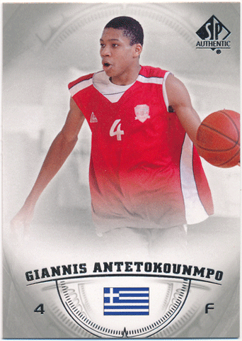 Giannis Antetokounmpo NBA 2013-14 Upper Deck SP Authentic RC #36 Rookie Card
