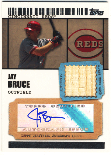 Jay Bruce MLB 2009 Topps Ticket to Stardom Bat Auto 280/489
