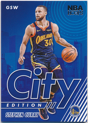 Stephen Curry NBA 2021-22 Panini Hoops City Edition