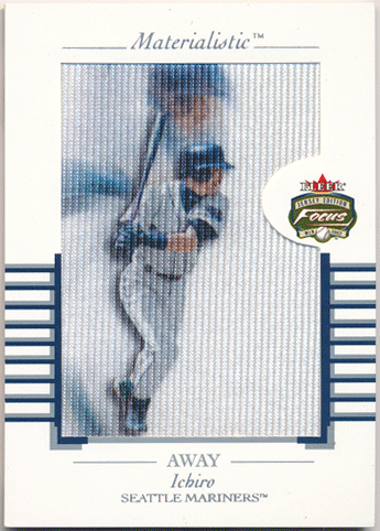 イチロー MLB 2002 Fleer Focus Jersey Edition Materialistic Away Ichiro