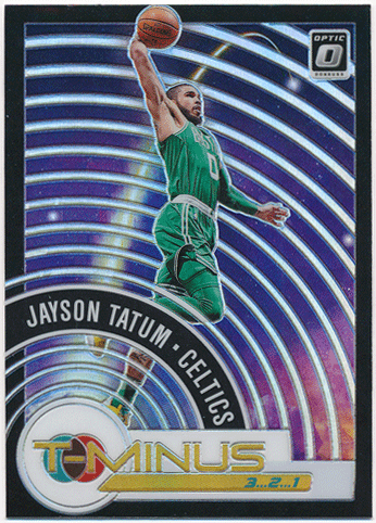 Jayson Tatum NBA 2020-21 Panini Donruss Optic T-Minus Prizm
