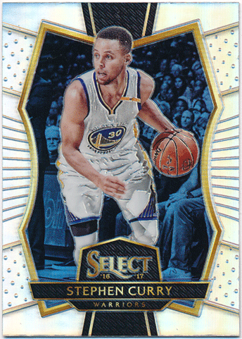 Stephen Curry NBA 2016-17 Panini Select Silver Prizm