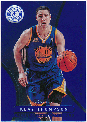 Klay Thompson NBA 2012-13 Panini Totally Certified RC Rookie Blue Parallel 054/299