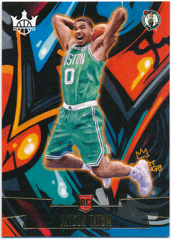 Jayson Tatum NBA 2017-18 Panini Court Kings RC #187 Level 3 Rookie Card