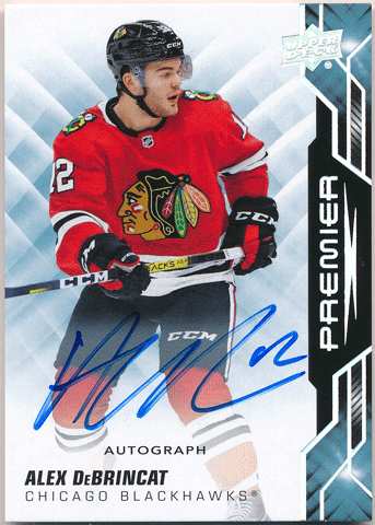Alex DeBrincat NHL 2019-20 Upper Deck Premier Signatures Auto
