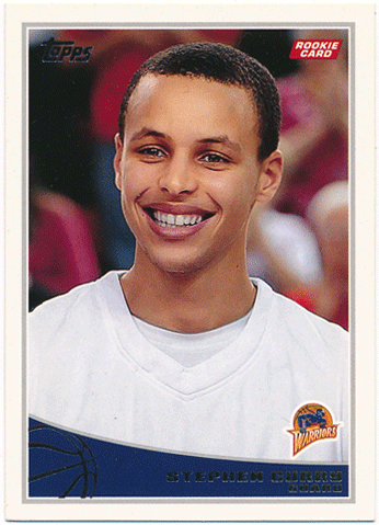 Stephen Curry NBA 2009-10 Topps RC #321 Rookie Card
