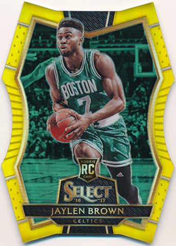 Jaylen Brown NBA 2016-17 Panini Select RC Rookie Yellow Prizm 35/75