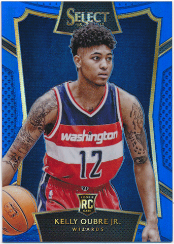 Kelly Oubre Jr. NBA 2015-16 Panini Select RC Rookie Blue Prizm 128/249