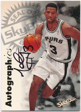 Monty Williams NBA 1997-98 Skybox Autographics Signature Auto