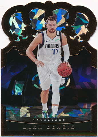 Luka Doncic NBA 2020-21 Panini Crown Royale Crystal Parallel