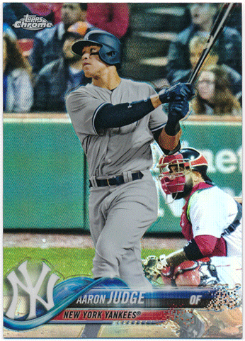 Aaron Judge MLB 2018 Topps Chrome Refractor