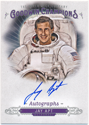 Jerome Jay Apt 2018 Upper Deck Goodwin Champions Signature Auto 宇宙飛行士