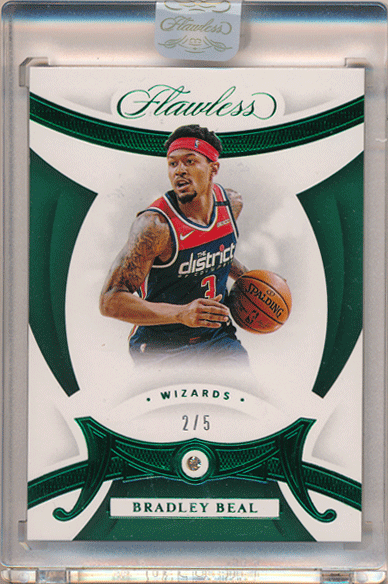 Bradley Beal NBA 2019-20 Panini Flawless Emerald Diamond 2/5