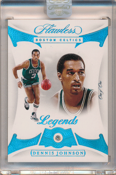 Dennis Johnson NBA 2019-20 Panini Flawless Legends Platinum Diamond 1/1 1of1