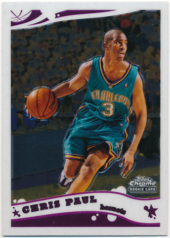 Chris Paul NBA 2005-06 Topps Chrome RC #168 Rookie Card