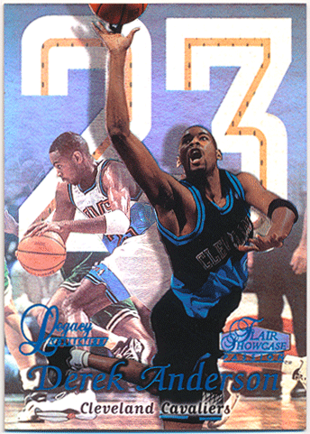 Derek Anderson NBA 1998-99 Flair Showcase Row 2 Legacy Collection 70/99