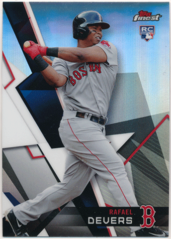 Rafael Devers MLB 2018 Topps Finest RC Rookie Refractor