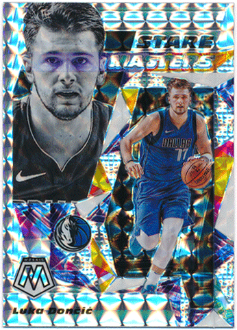 Luka Doncic NBA 2019-20 Panini Mosaic Stare Masters Silver Mosaic Prizm
