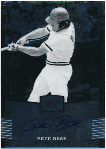 Pete Rose MLB 2012 Leaf Metal Draft Signature Auto
