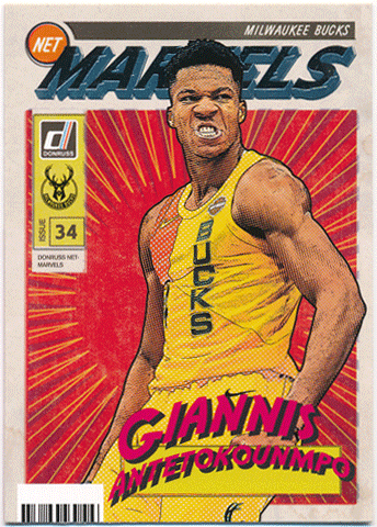 Giannis Antetokounmpo NBA 2019-20 Panini Donruss Net Marvels