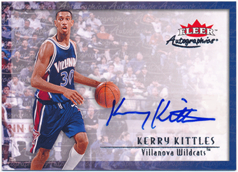 Kerry Kittles NBA 2013-14 Fleer Retro Fleer Autographics Signature Auto
