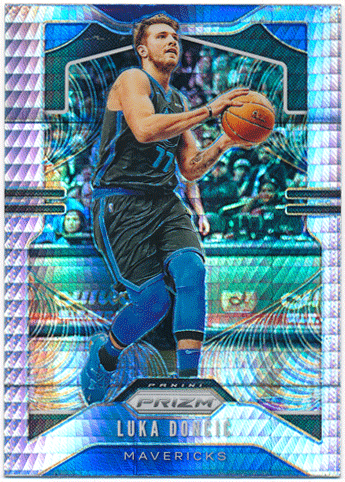 Luka Doncic NBA 2019-20 Panini Prizm Hyper Silver Prizm